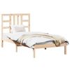vidaXL Cadre de lit sans matelas 90x190 cm bois massif