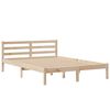 vidaXL Lit bibliothèque sans matelas 160x200 cm bois massif de pin