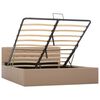 vidaXL Cadre de lit &agrave; rangement hydraulique sans matelas 140x200 cm