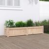 vidaXL Jardinière 150x31x31 cm bois de pin massif