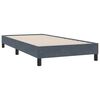 vidaXL Cadre de lit sans matelas gris fonc&eacute; 100x210 cm velours
