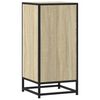 vidaXL Buffet ch&ecirc;ne sonoma 35,5x35x76 cm bois d'ing&eacute;nierie et m&eacute;tal