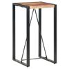 vidaXL Table de bar 60x60x110 cm Bois solide