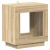 vidaXL Table d'appoint Ch&ecirc;ne Sonoma 60 x 40 x 65 cm Bois d'ing&eacute;nierie
