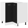 vidaXL Armoire suspendue Ch&ecirc;ne noir 75,5 x 75,5 x 80,5 cm
