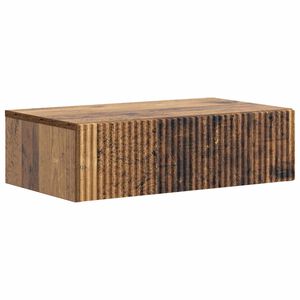 vidaXL Table d'appoint murale Bois ancien 59 x 34,5 x 17 cm