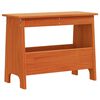 vidaXL Banc d'entr&eacute;e cire marron 60x28x45 cm bois de pin massif