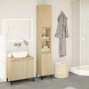 vidaXL Armoire salle de bain ch&ecirc;ne sonoma 30x30x190 cm