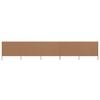 vidaXL Paravent 5 panneaux Tissu 600 x 120 cm Taupe