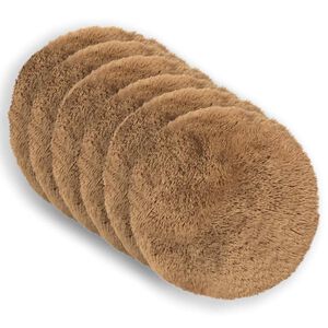 vidaXL Coussin avec oreiller HEERLEN 6 pi&egrave;ces Taupe Fleece PV