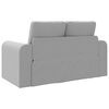 vidaXL Canap&eacute;-Lit 60cm Gris nuage tissu