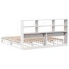 vidaXL Lit biblioth&egrave;que sans matelas blanc 180x200 cm bois massif