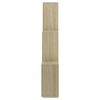 vidaXL Étagère murale cube Chêne sonoma 78x15x93 cm Bois d’ingénierie
