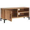 vidaXL Meuble TV Marron 90x30x40 cm Bois de pin massif