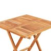 vidaXL Ensemble de bistro 3pcs avec coussins rouge Bois de teck massif
