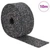 vidaXL Rouleau de granulat en caoutchouc Noir 1000 x 8 x 0,6 cm