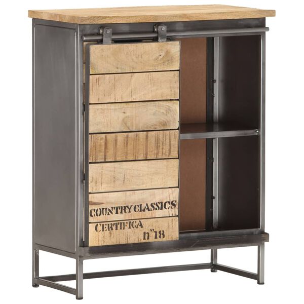 vidaXL Buffet 60 x 30 x 70 cm Bois de manguier massif