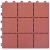 vidaXL Carreau de terrasse 10 pcs Rouge 30,5 x 30,5 x 2,2 cm