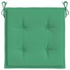 vidaXL Coussins de chaise jardin lot de 4 vert 50x50x4 cm tissu oxford