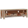 vidaXL Meuble TV Bois massif 130x30x40 cm