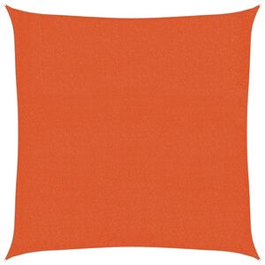 vidaXL Voile d'ombrage 160 g/m&sup2; Orange 2x2 m PEHD