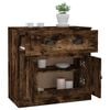vidaXL Buffet ch&ecirc;ne fum&eacute; 70x35,5x67,5 cm bois d'ing&eacute;nierie