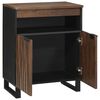 vidaXL Buffet Marron 60 x 33 x 75 cm bois de manguier massif