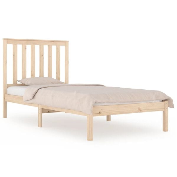 vidaXL Cadre de lit sans matelas bois massif