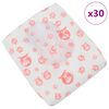 vidaXL Couche jetable pour chienne 30 pcs Blanc M