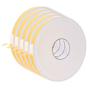vidaXL Ruban adh&eacute;sif en mousse 5 pc Blanc 20mm x 10m Mousse CR