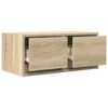 vidaXL Meubles TV 2 pcs ch&ecirc;ne sonoma 60x31x25,5 cm bois d'ing&eacute;nierie