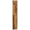vidaXL Buffet haut vieux bois 82,5x30,5x185 cm bois d'ing&eacute;nierie