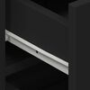 vidaXL Buffet avec tiroir Noir 120 x 36 x 69 cm Bois d'ingénierie