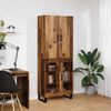 vidaXL Haut Armoire 2 pcs Bois Ancien 69,5 x 34 x 180 cm