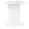 vidaXL Table d'appoint Blanc 44,5 x 45 x 55 cm Bois d'ing&eacute;nierie
