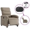 vidaXL Fauteuil inclinable électrique Cappuccino Similicuir