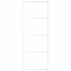 vidaXL Porte coulissante Verre ESG d&eacute;poli et aluminium 76x205 cm Blanc