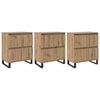 vidaXL Buffet 3 pc Ch&ecirc;ne artisanal 60 x 35 x 70 cm