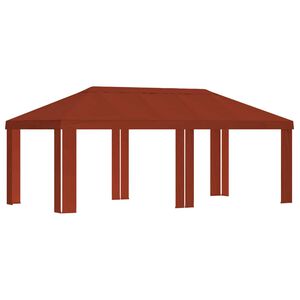 vidaXL Housse de Gazebo 6 x 3 m Terre cuite Polyester 190