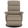 vidaXL Fauteuil inclinable avec repose-pieds cappuccino similicuir