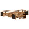 vidaXL Ensemble de canap&eacute;s d'ext&eacute;rieur 9 pcs