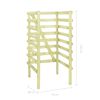 vidaXL Abri de poubelle simple Vert 70x80x150 cm Pin impr&eacute;gn&eacute;