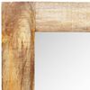 vidaXL Miroir mural en bois massif Rectangulaire 120 x 60 cm