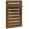 vidaXL Étagères de chevet murales 2 pcs Marron miel Bois de pin massif