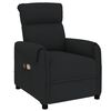 vidaXL Fauteuil électrique de massage Noir Tissu