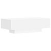 vidaXL Table basse blanc 100x49,5x31 cm bois d'ing&eacute;nierie