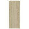 vidaXL Biblioth&egrave;que ch&ecirc;ne sonoma 80x30x76,5 cm bois d'ing&eacute;nierie