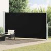 vidaXL Auvent lat&eacute;ral r&eacute;tractable de patio 200x500 cm Noir