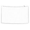 vidaXL Filet pour remorque avec corde élastique blanc 2,1x1,25 m PP