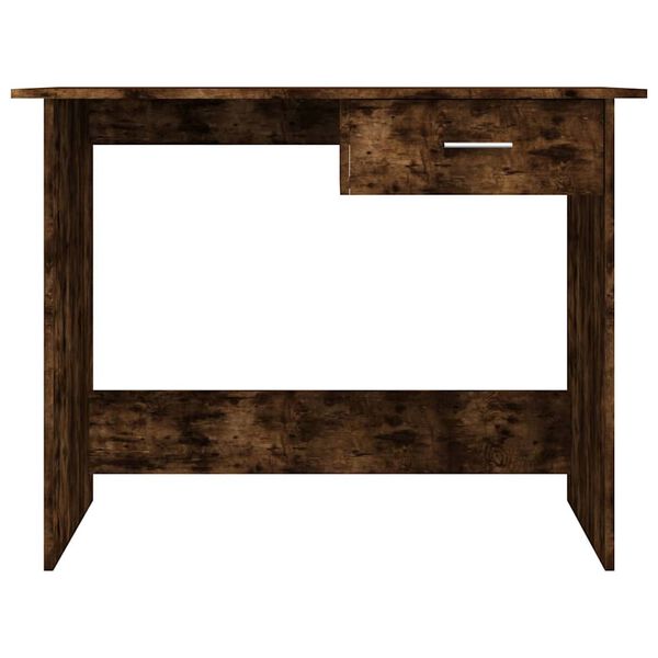 vidaXL Bureau Ch&ecirc;ne fum&eacute; 100x50x76 cm Bois d'ing&eacute;nierie